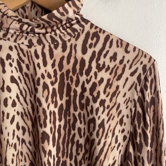 ZIMMERMANN Espionage Leopard Jersey Turtleneck - Picture 7 of 16